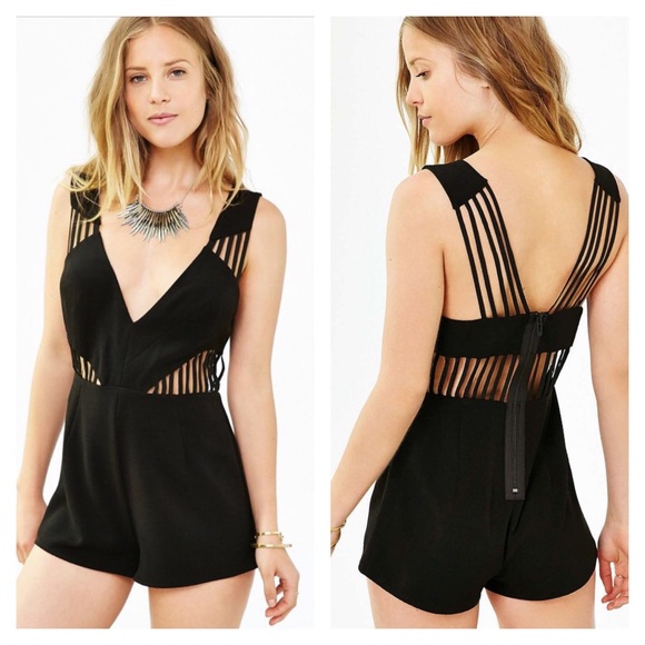 Urban Outfitters Pants - Silence & Noise Caged Cut Out Festival Romper